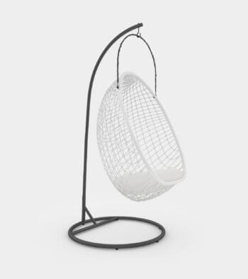 Chillout rattan hanging chair - 3D Model