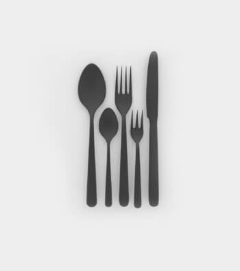 Cuttlery; spoon, knife and fork 2 - 3D Model