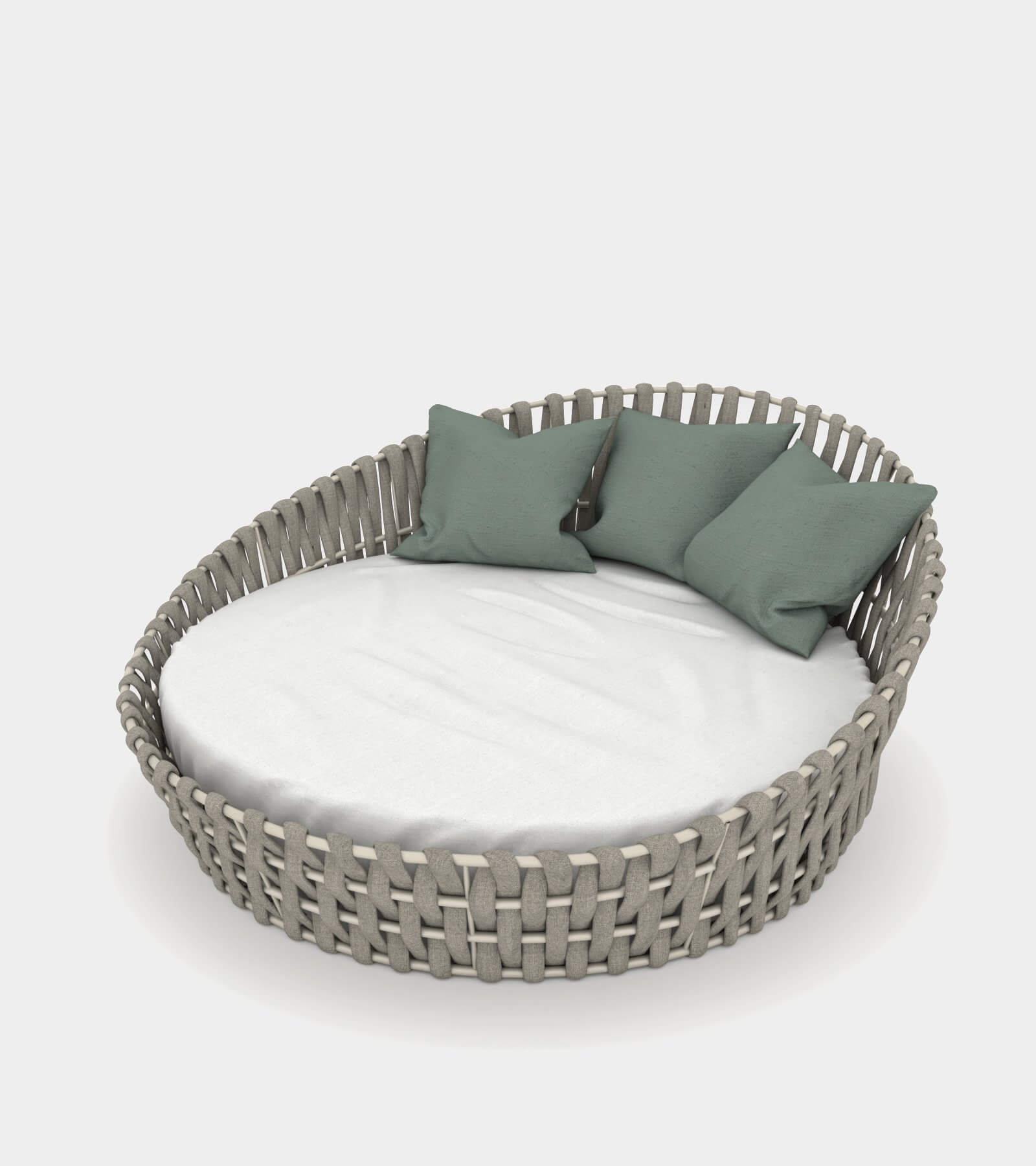 Daybed outdoor furniture-1 - 3D Model
