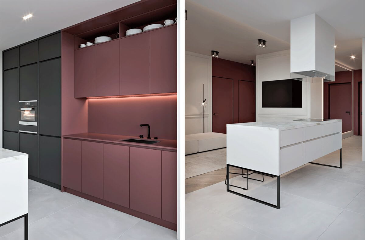 Bordo Apartment kitchen 2 - cgi visualization