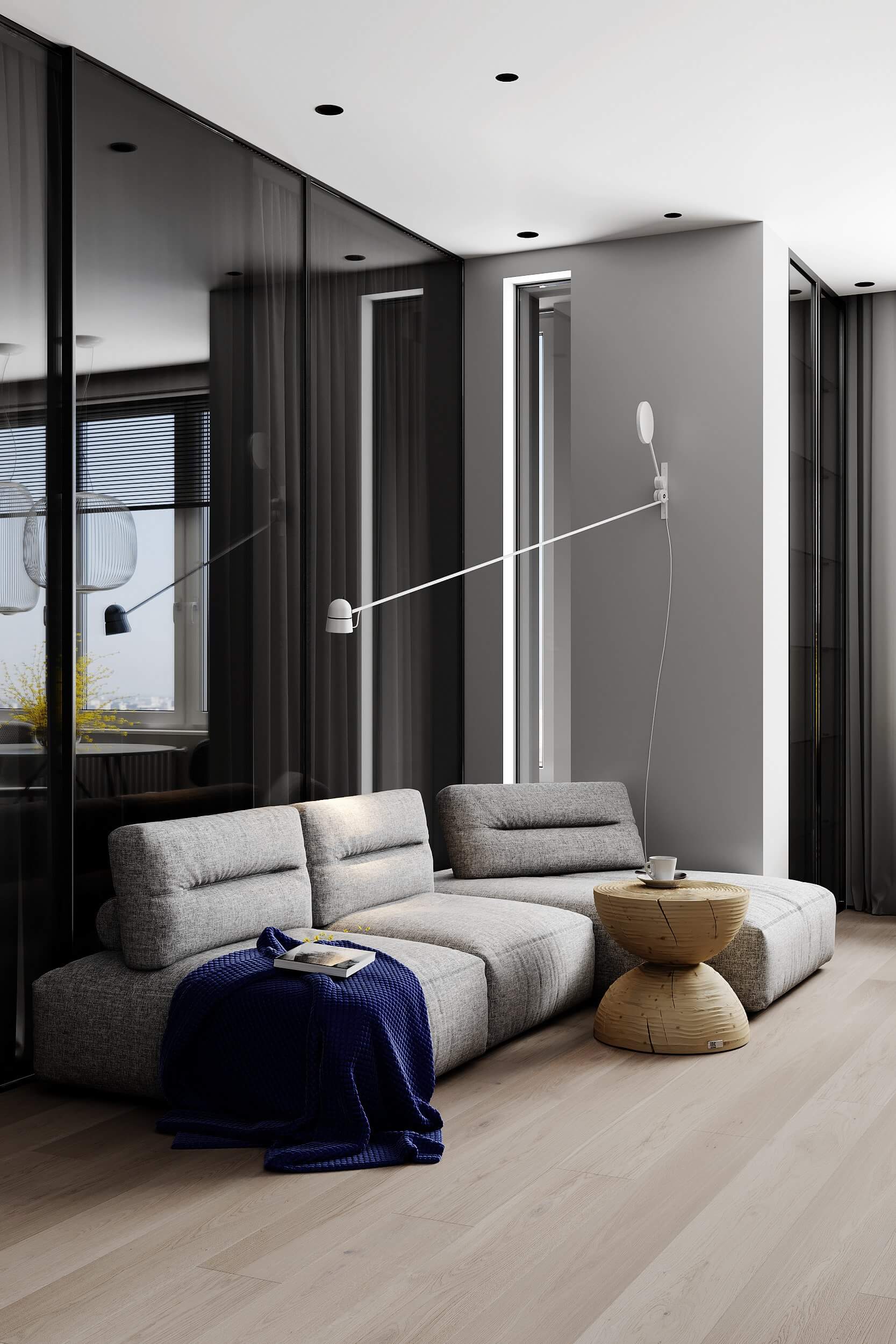 KHamilon apartment living room - cgi visualization