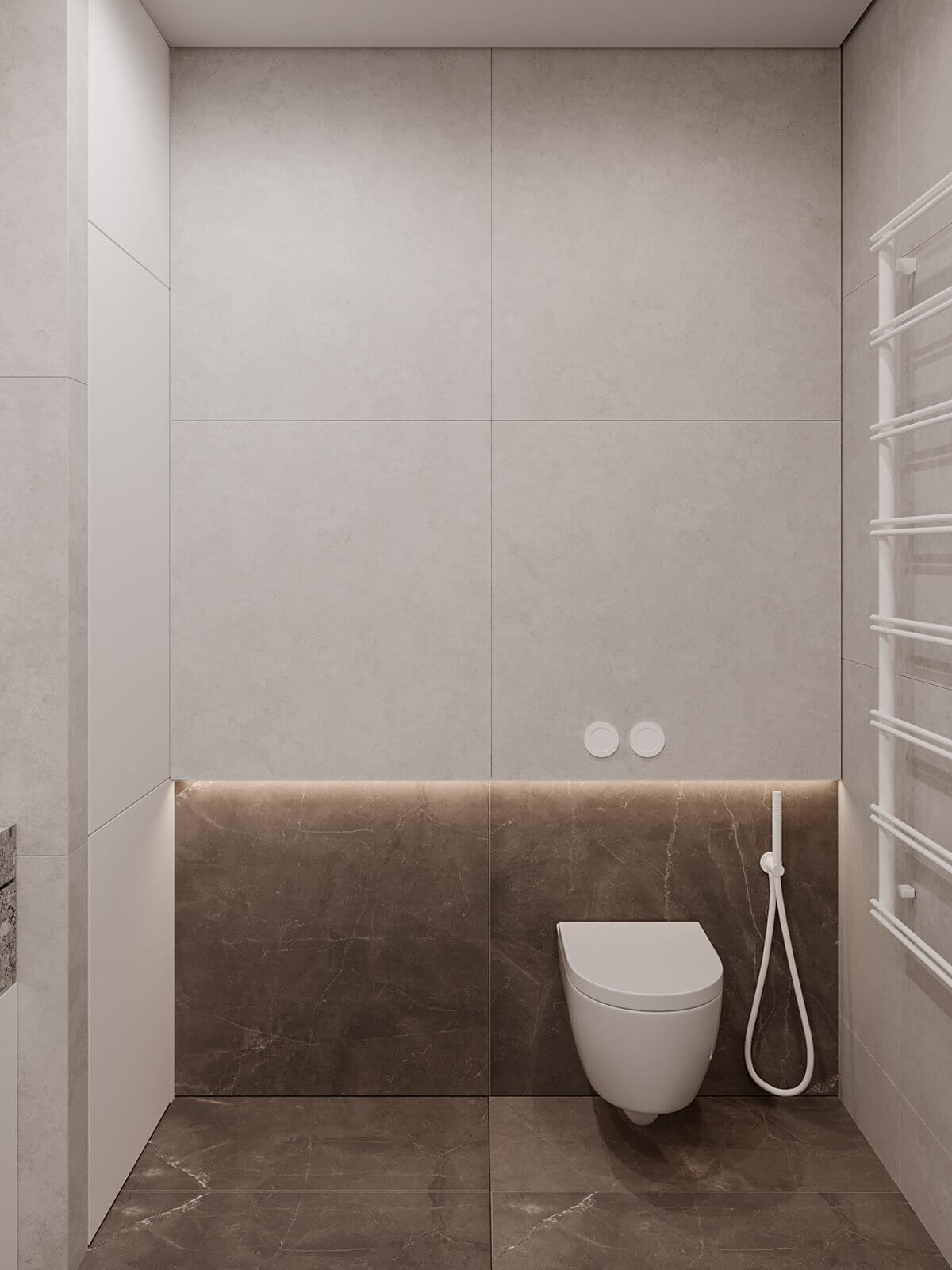 Mocco kitchen living master bathroom wc - cgi visualization
