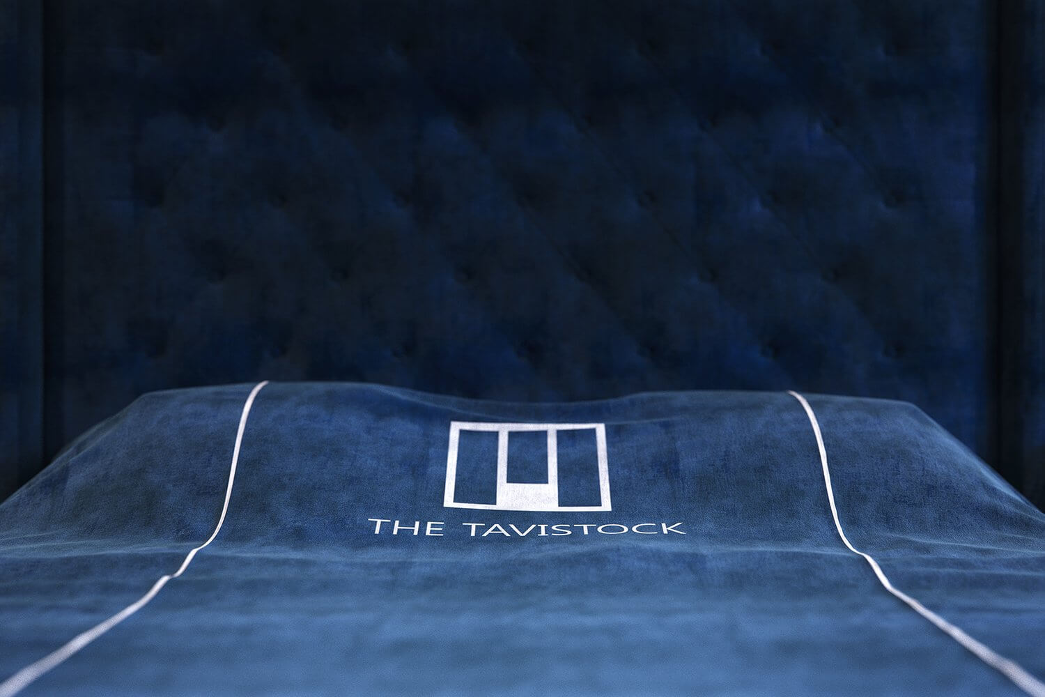 Tavistock apartment bedroom cover - cgi visualization