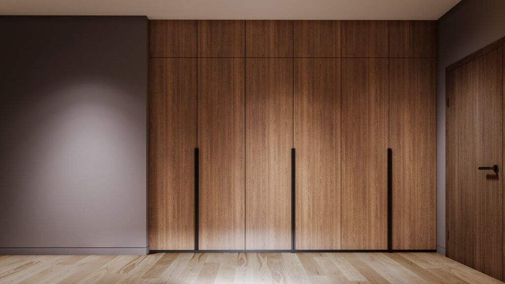 Stunning Living Apartment entrance area cloth cabinet - cgi visualization