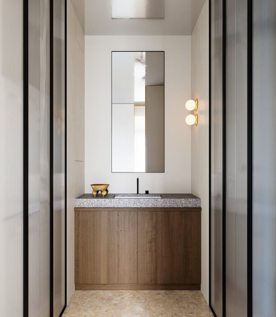 Trendy & cozy interior bathroom design - cgi visualization