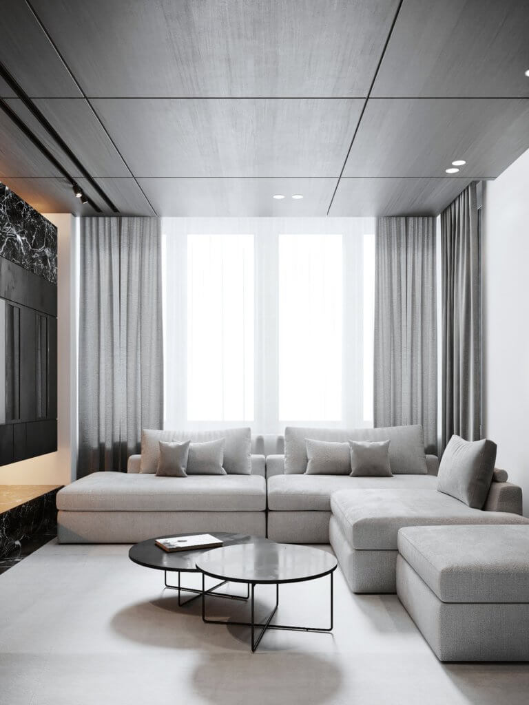 Cozy & Elegant living interior design - cgi visualization(15)