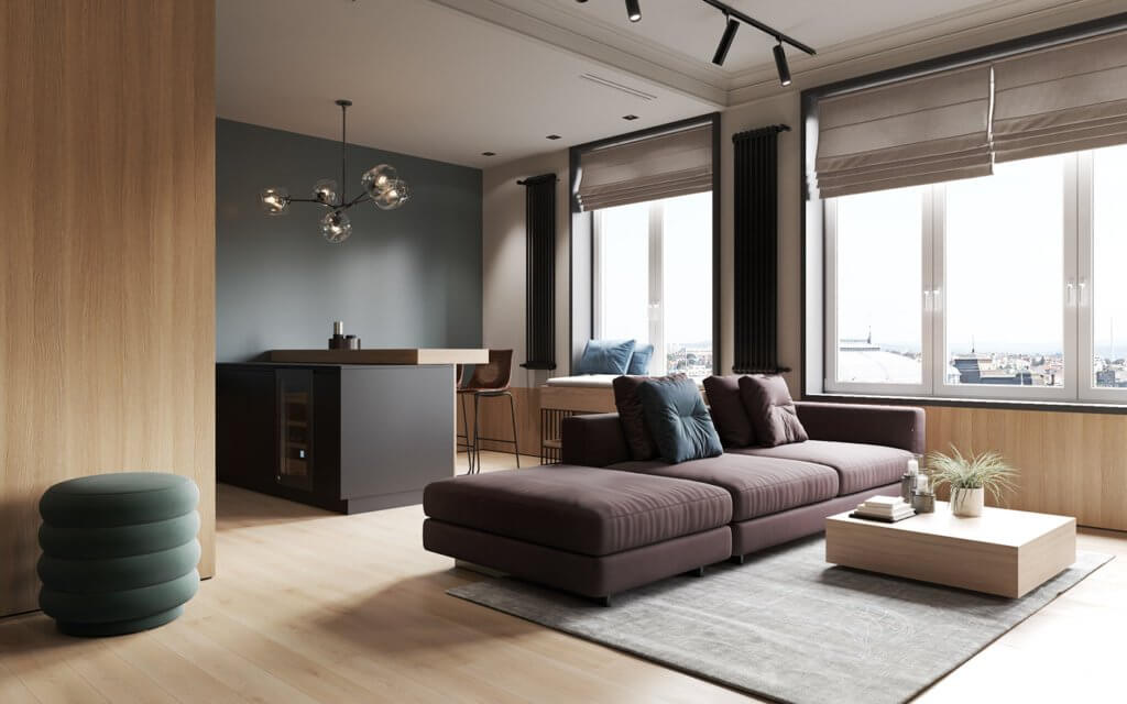 Inspiration for small Apartments living - cgi visualization(3)
