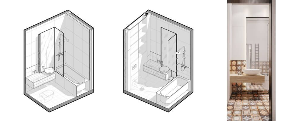 Mezzanine Apartment Design Ideas - cgi visualization 16
