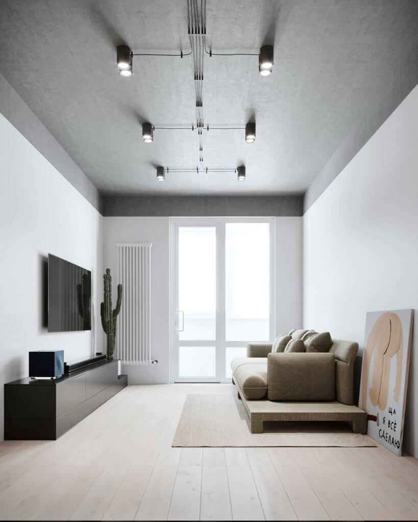 Modern & Stunning living interior design apartment - cgi visualization(2)