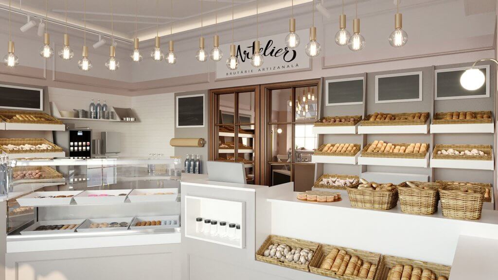 Stylish Bakery interior design - cgi visualization(8)