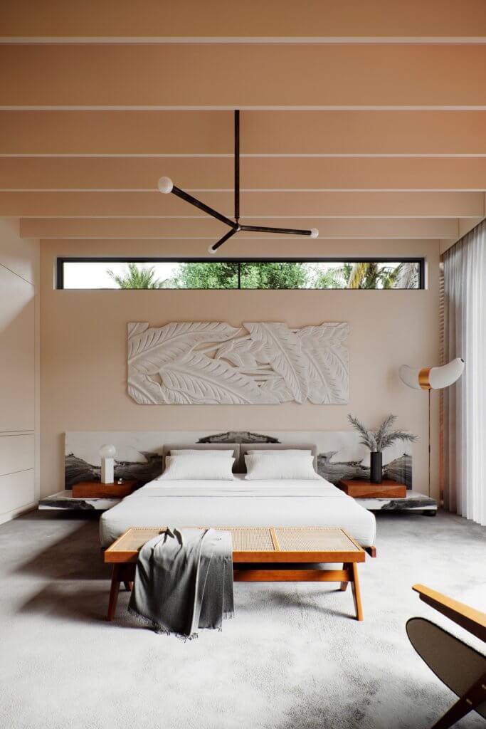 Trendy Interior Design Villa in Barcelona - cgi visualization