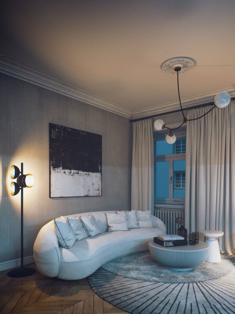 Stunning and beutiful apartment interior design - cgi visualization