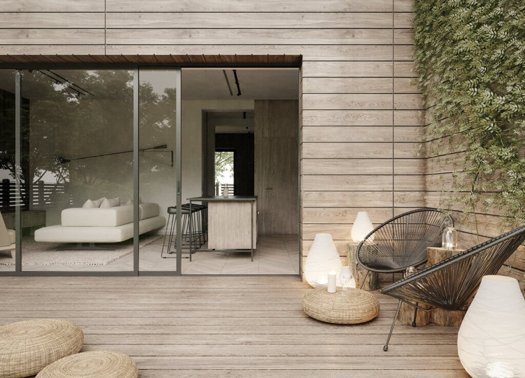 Ivory stylish Apartment interior design - cgi visualization