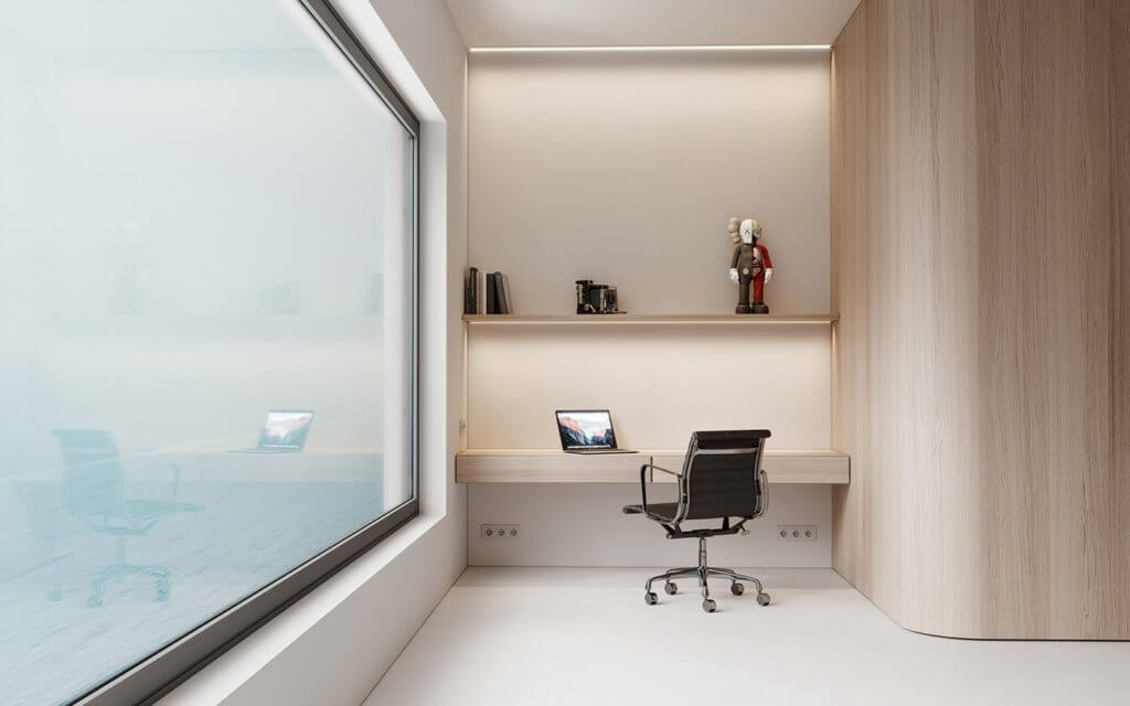 Ocean view interior design apartment - cgi visualization