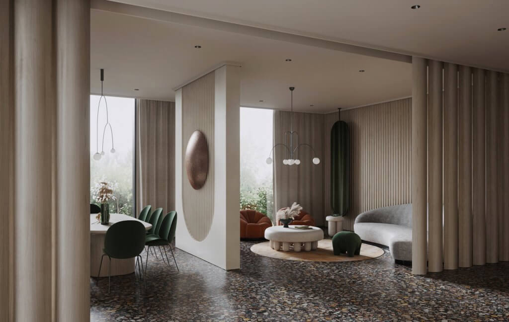 Modern Villa interior design - cgi visualization
